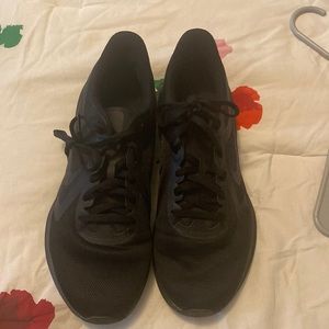 Black Nike sneakers size 10